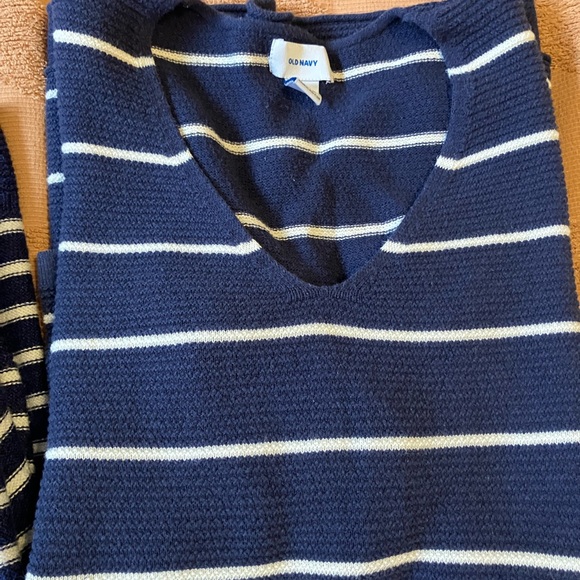 Old Navy Blue and white Sweaters bundle of two - Picture 2 of 15